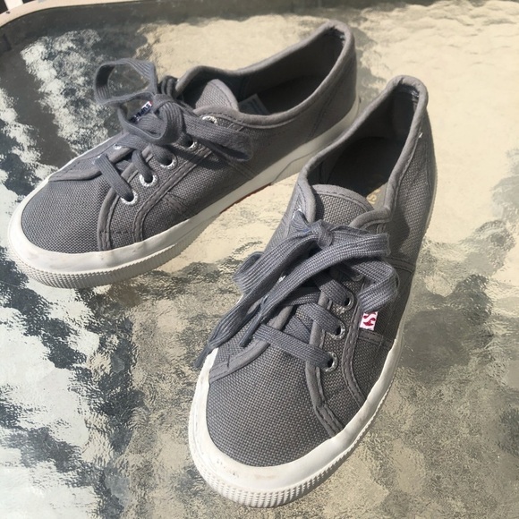 Superga Unisex Gray Cotu Classic S000010-M38 Sneakers Women's 6 Men's 4.5 - Picture 4 of 15